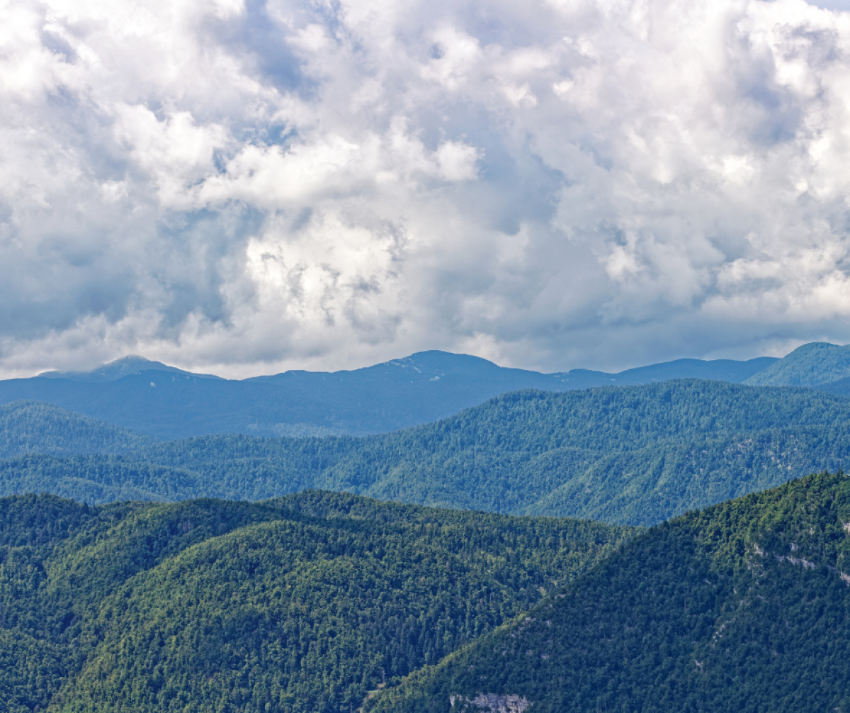 Berge in Gorski Kotar Kroatien