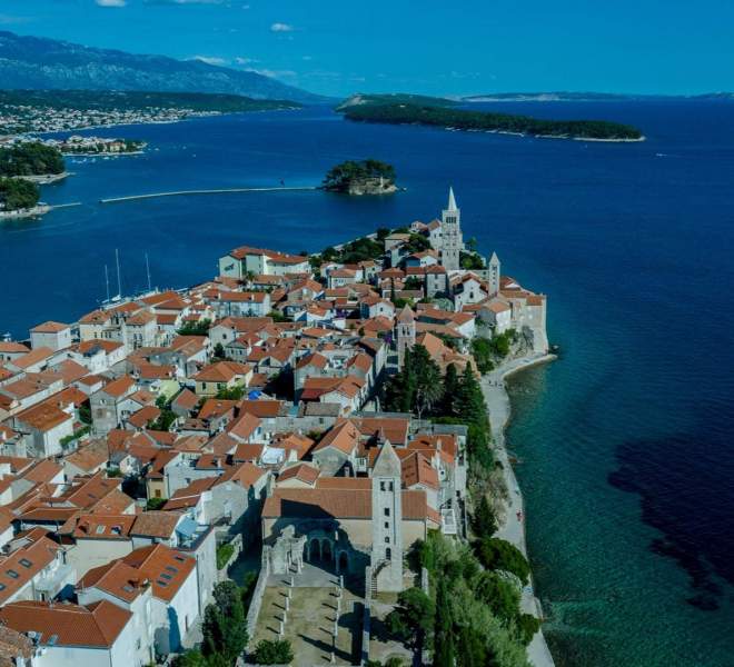 Apartments on the island of Rab