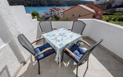 Appartamenti Korina / Appartamento A1 per 5 persone, con vista mare - Isola di Rab
