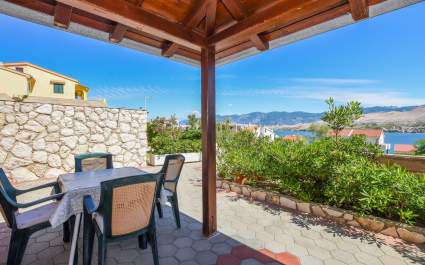 Apartment A3 with terrace in House Valentic - Island of Pag