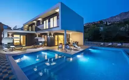 Luxury Villa Luce with tennis court near Dubrovnik