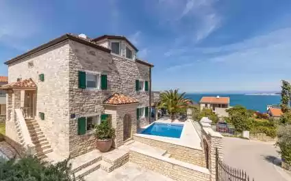 Villa Milena with seaview