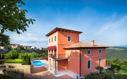 Palazzo Angelica Doppelzimmer S1 mit Poolblick
