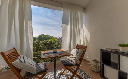Ferienwohnung Green mit Balkon